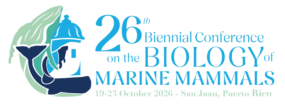26ª Conferência Bienal sobre a Biologia de Mamíferos Marinhos, San Juan, Porto Rico, 19 a 23 de outubro de 2026